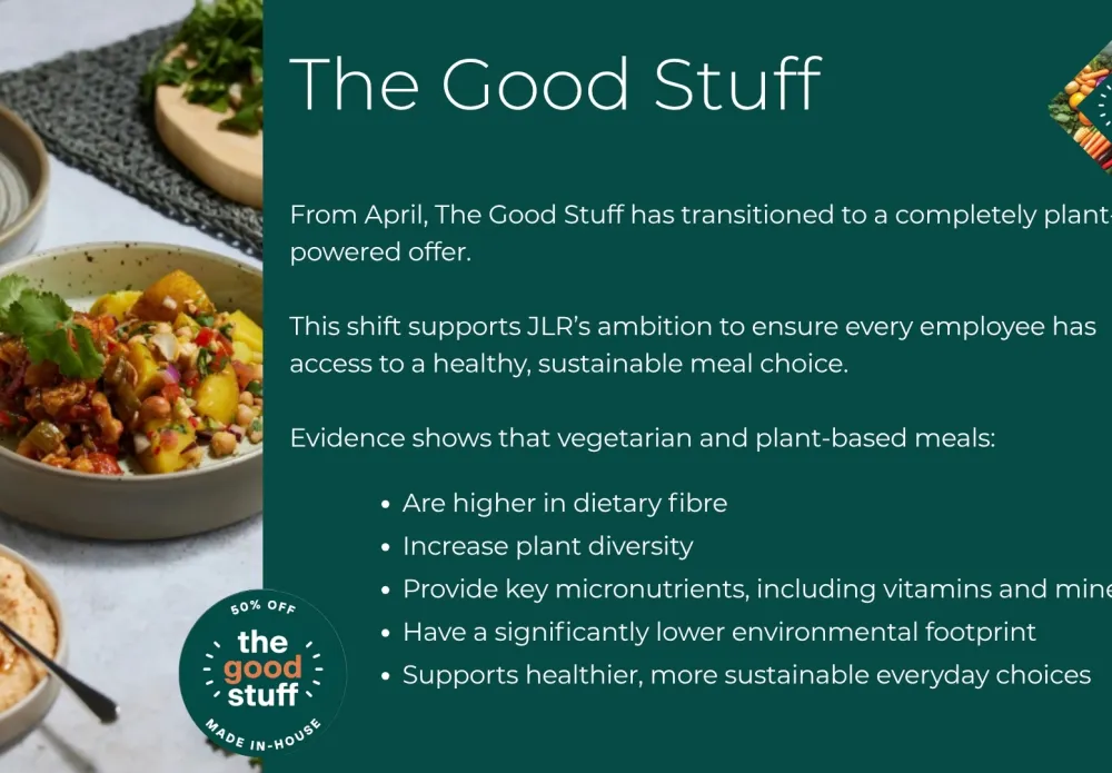 good stuff goes plant powered