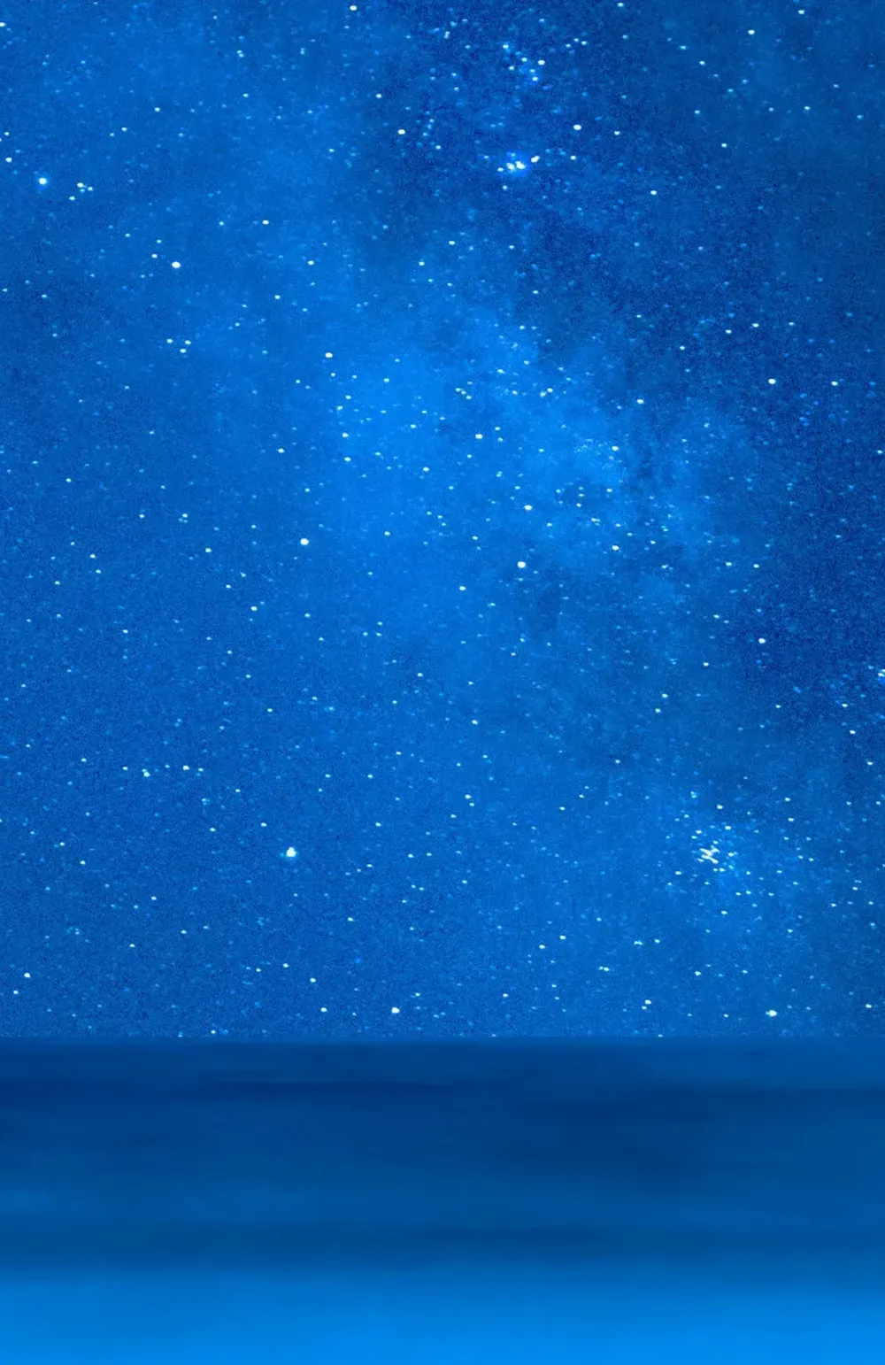 Deep blue night sky